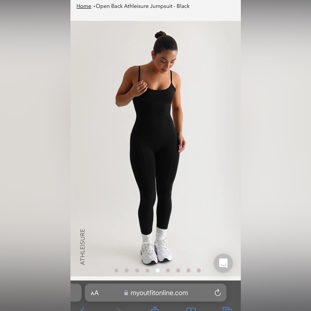 My outfit online jumpsuit, open back